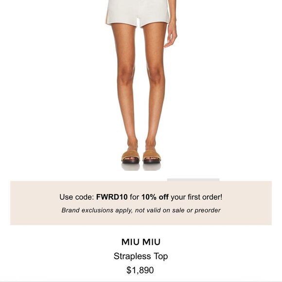 miu miu cropped top - Picture 3 of 4